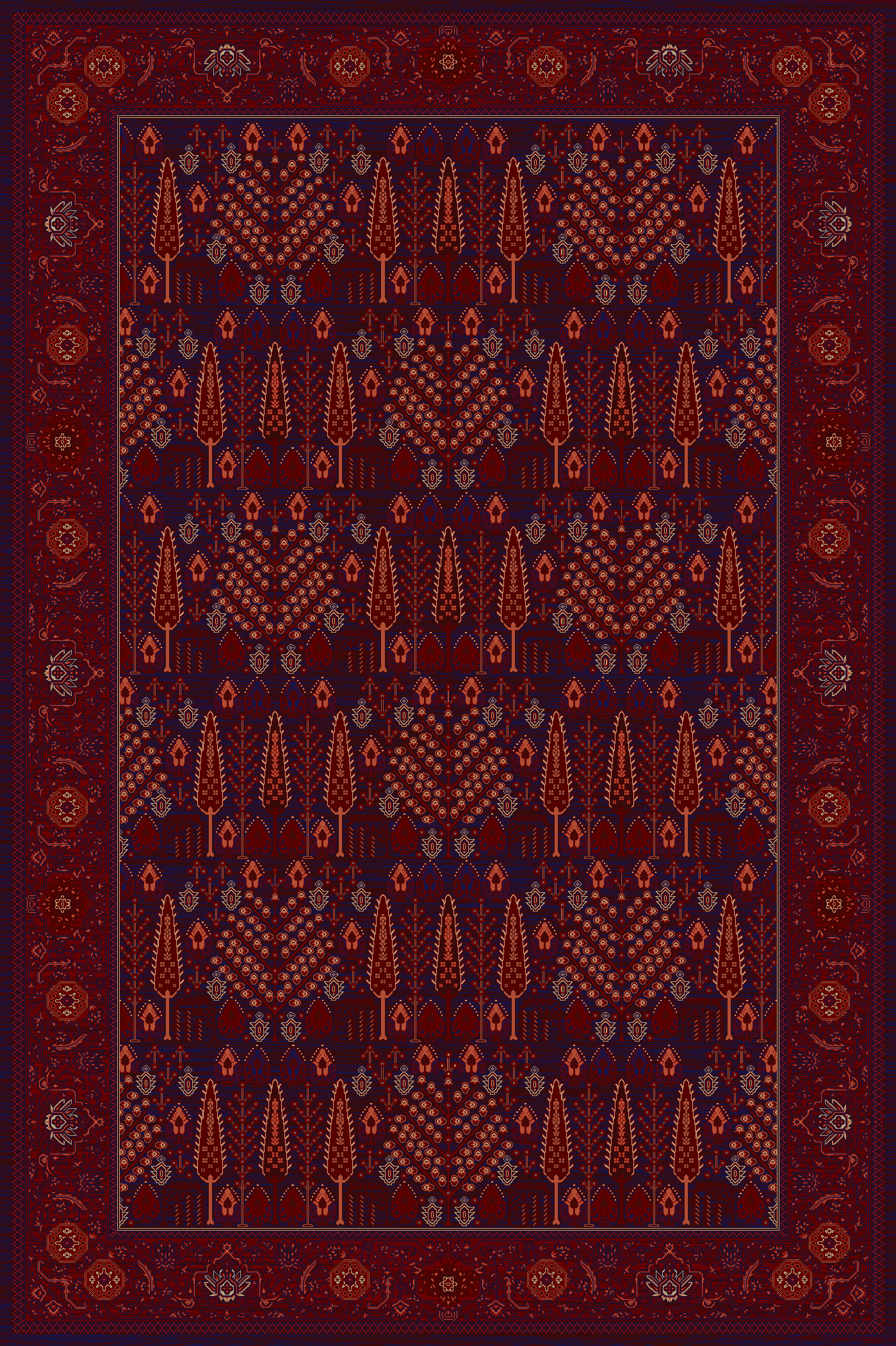 طرح 871364 رنگ عنابی