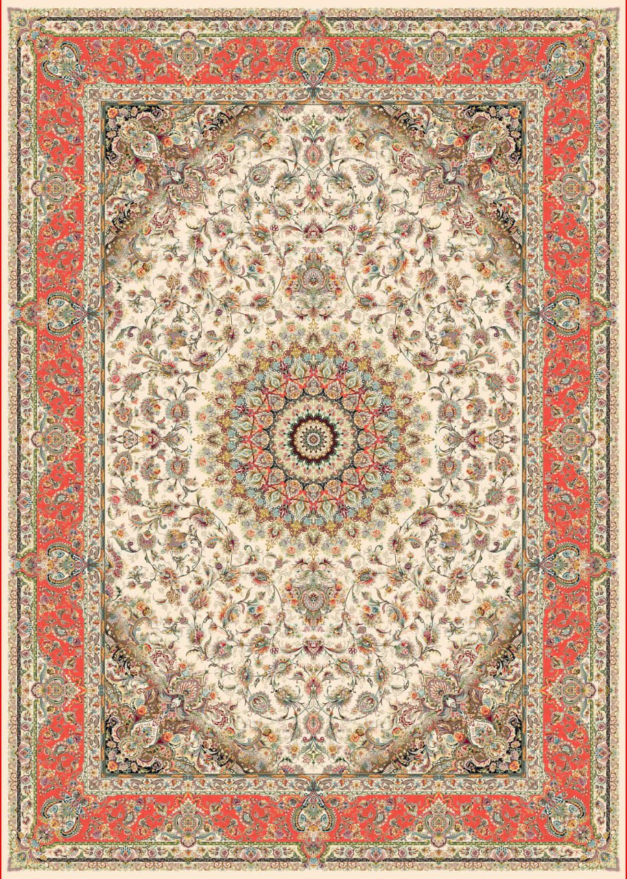 طرح 815058m رنگ کرم