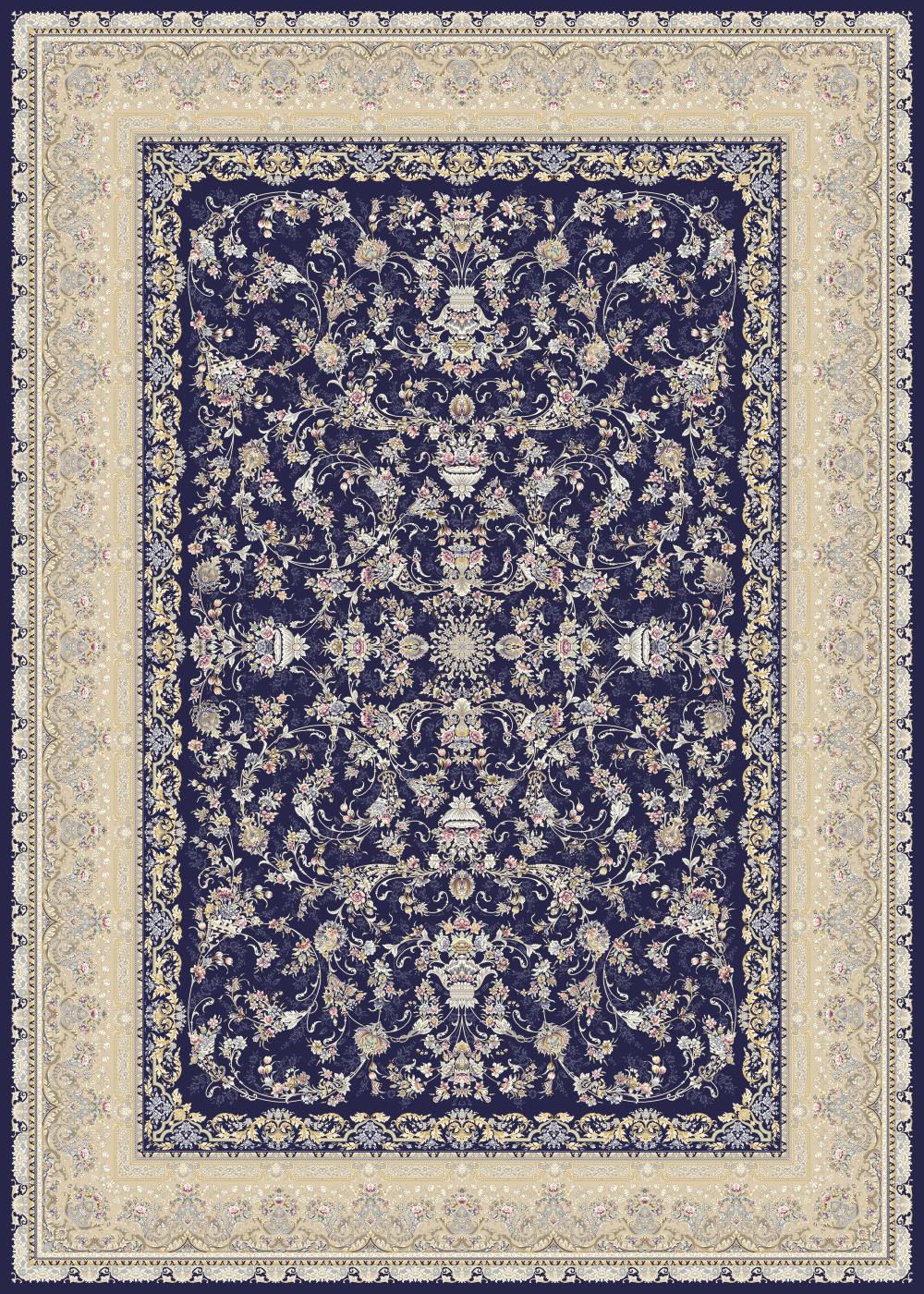 طرح 814008 رنگ کاربنی حاشیه کرم