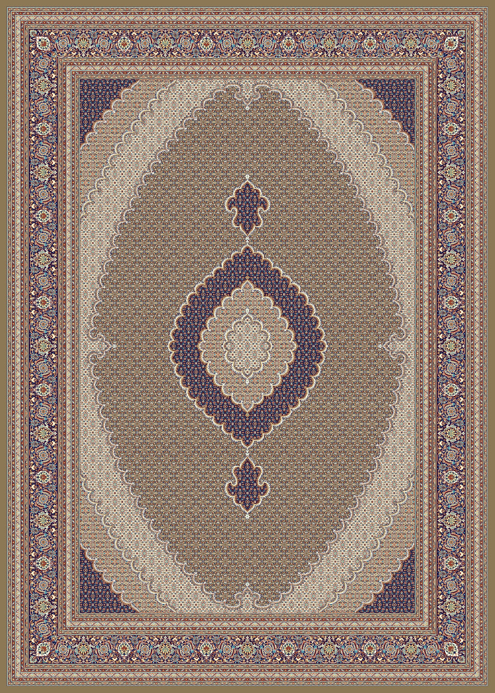 طرح 722834 رنگ گردویی