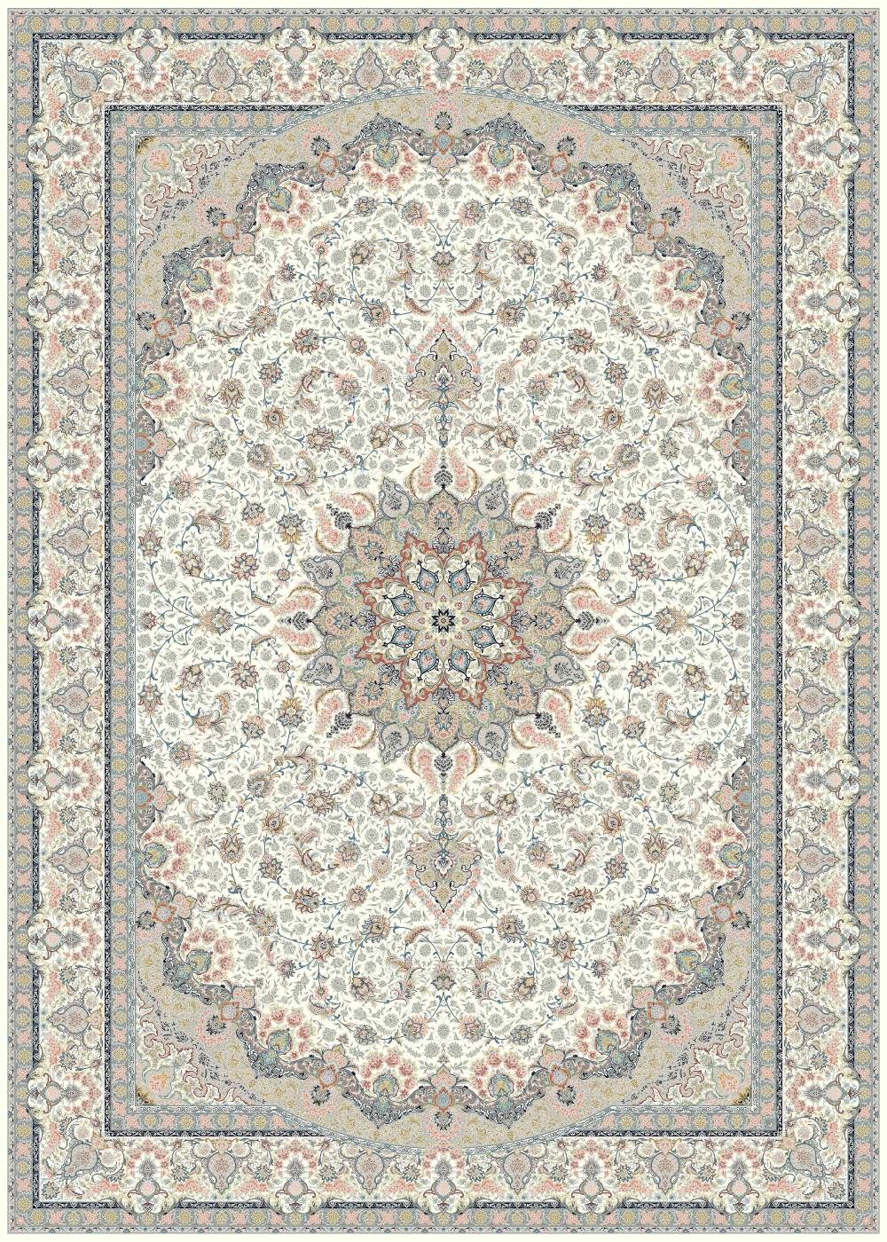 طرح 802079U رنگ کرم